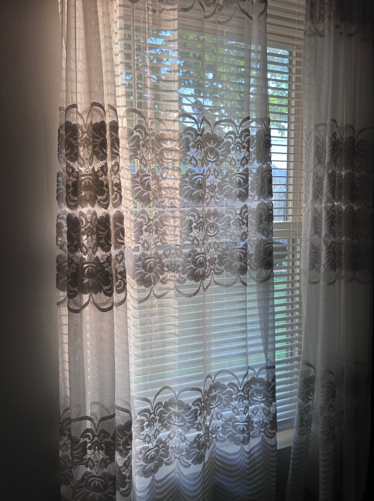 Lace curtains